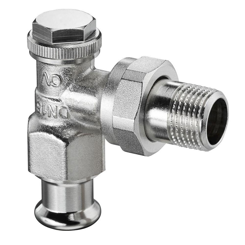 Oventrop DN15 Angle Pattern Combi 3 Radiator Lockshield Valve 1090374